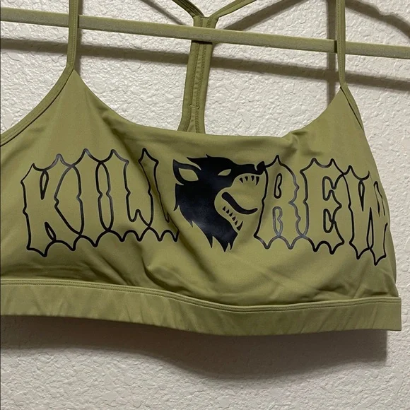 Kill Crew Women's Sport Bra. Lot of Two- One Black And One Olive. Size XXL. - Picture 4 of 10